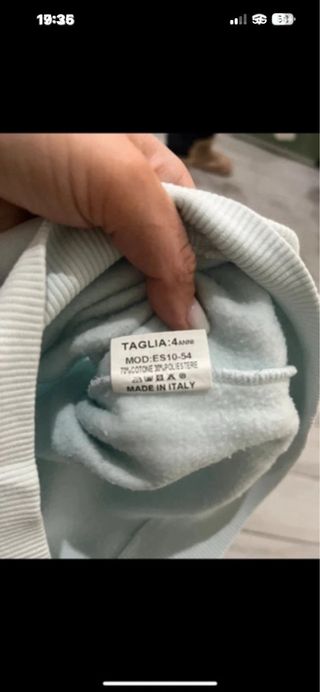 Felpa bambino con tasca