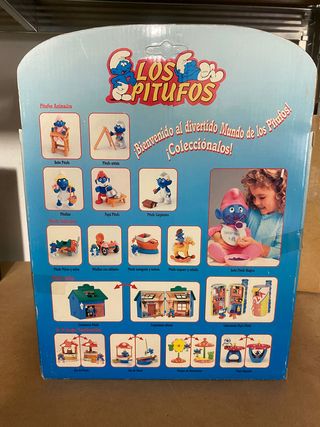 Los Pitufos Figura y 2 Juegos en 1 Bizak 1996
