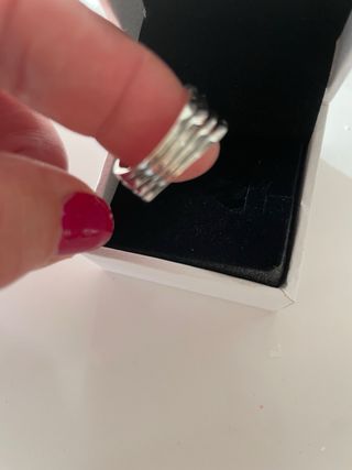 Anillo Pandora plata con circonitas