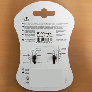 Pastillas Freno Bicicleta Carretera Baradine 471C