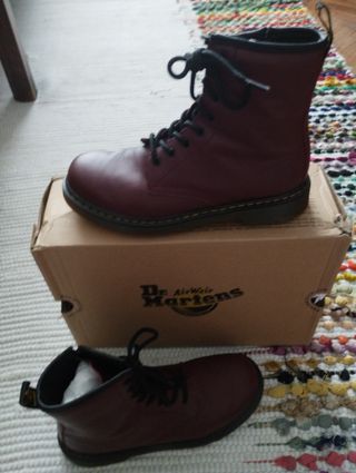Botas Dr. Martens Niña Burdeos Talla 38.5