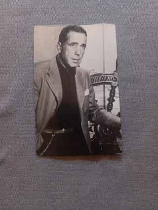 Postal antigua actor Humphrey Bogart