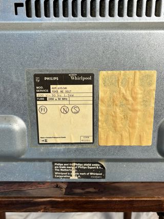 Microondas Philips Whirlpool 900W