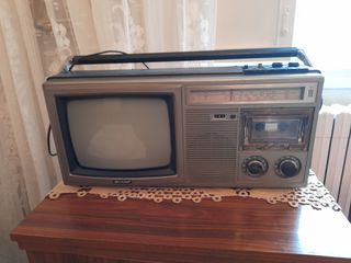 Minicadena Sharp TV Radio Cassette Gris