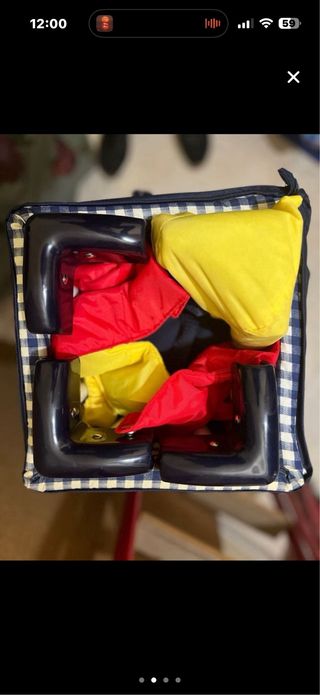 Cuna de viaje plegable