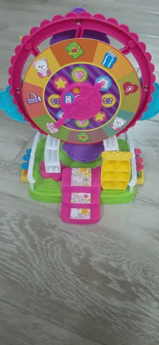 Lote Pin y Pon: Noria y Pista de coches y montaña.