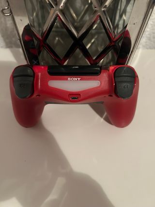 Mando PS4 Camuflaje Rojo