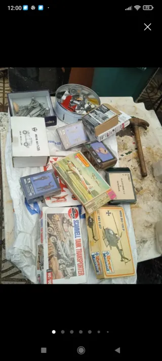 Lote maquetas militares y aviones