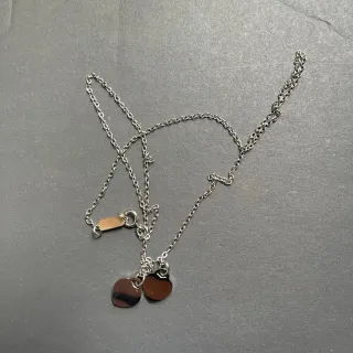 Collana Tiffany Double Heart Mini Argento e Tiffan