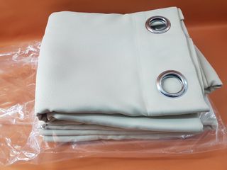 PONY DANCE Cortinas Beige 2 Piezas