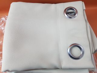 PONY DANCE Cortinas Beige 2 Piezas