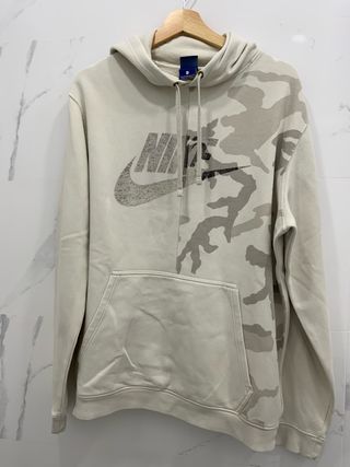 Sudadera Nike Beige/Gris Desgastada