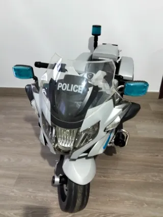 Moto BMW Policía Batería Niños