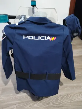 Moto BMW Policía Batería Niños