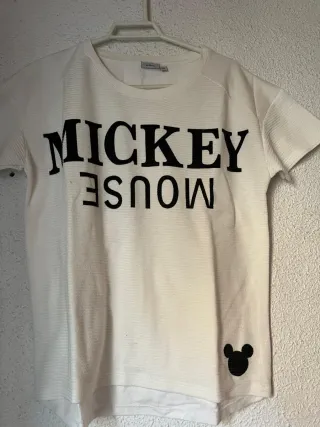 Camiseta Mickey Mouse Blanca