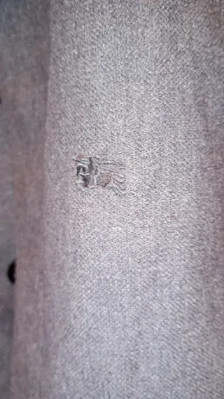 Abrigo Burberry Gris Clásico