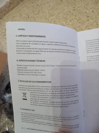 Aspirador Conga Inmortal Extremesuction