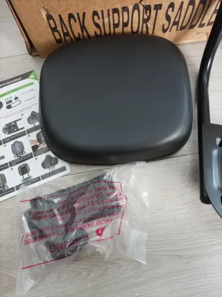 Asiento Bicicleta MEGHNA con Respaldo