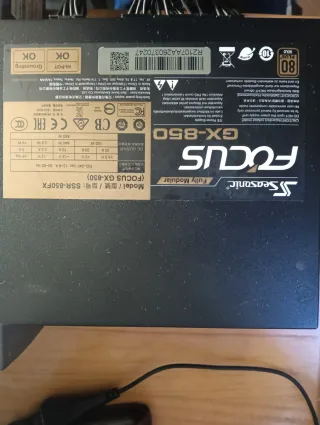 Placa base, CPU , RAM , SSD nmve y fuente 850w