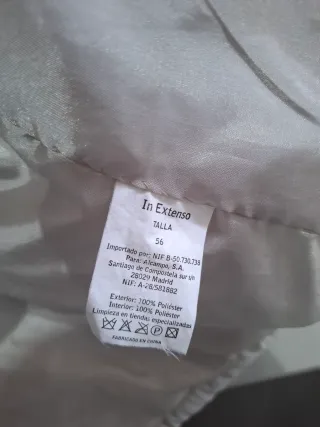 Abrigo señora beige talla 46