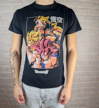 Camiseta Dragon Ball Talla M Negra