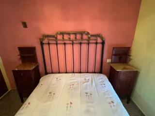 Cabecero de cama antiguo metal