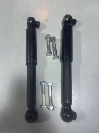2 Amortiguadores Negro caravana Max 750 kg
