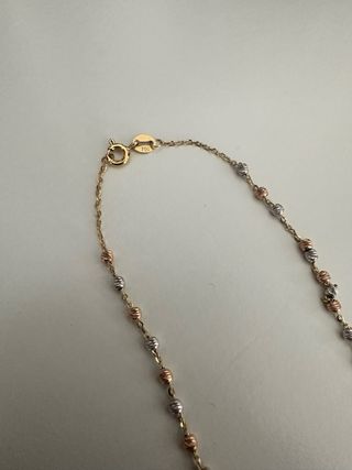 Collar 3 Oros con Cruz y Medalla