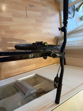 Bicicleta Rockrider Negra y Verde ,es negociable