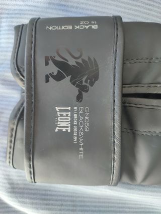 Guantes Boxeo Leone 1947 14 oz Black Edition