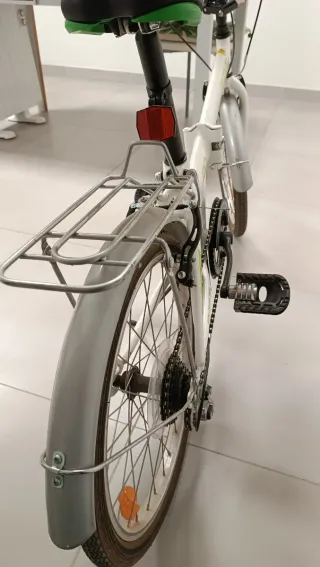 Bicicleta Plegable Blanca 20