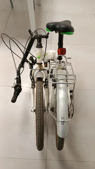 Bicicleta Plegable Blanca 20