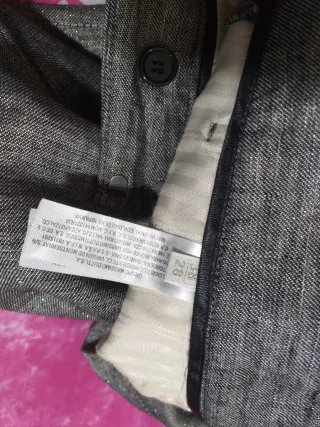 Massimo Dutti Pantalón lino Talla M