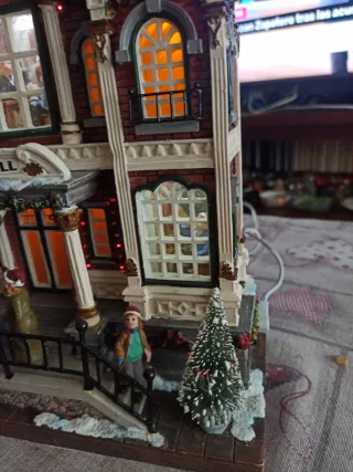 Lemax Pueblo Navideño Fachada Edificio