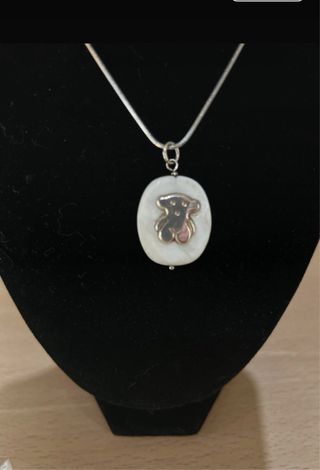Cadena y Colgante Osito Plata 950