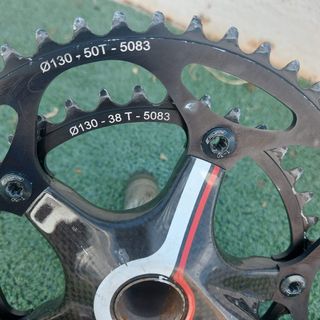 Bielas FSA K-FORCE LIGHT Carbono + Platos Rotor