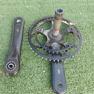 Bielas FSA K-FORCE LIGHT Carbono + Platos Rotor