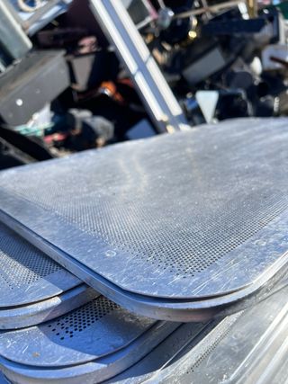 Bandejas para horno de pan metálicas