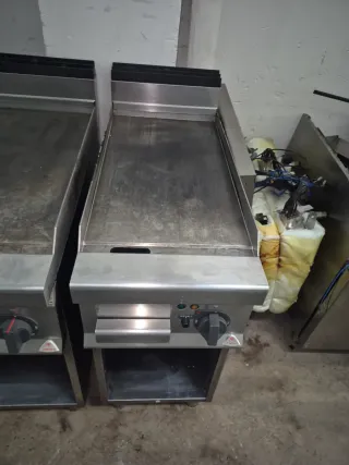 Plancha profesional acero inoxidable