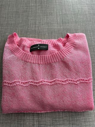 Jersey fino Roberto Verino rosa