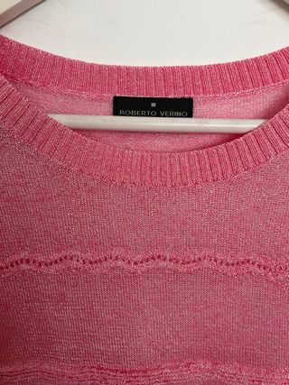 Jersey fino Roberto Verino rosa