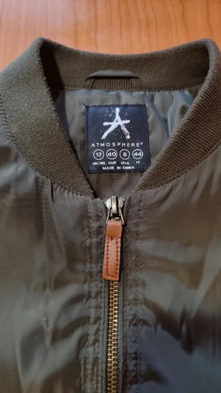 Chaqueta bomber verde