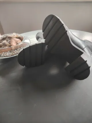 Botines negros de plataforma