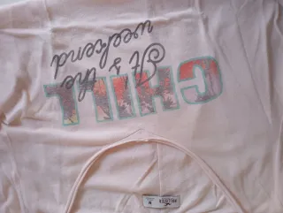 Camiseta Hollister rosa talla M