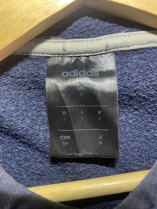 Sudadera Adidas Azul y Gris Y2K