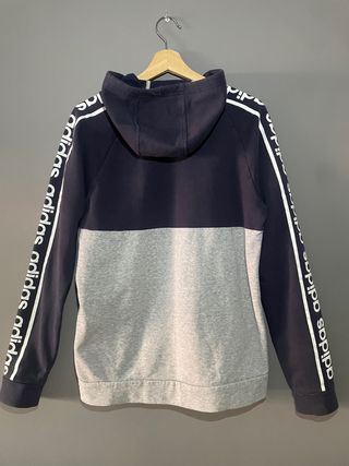 Sudadera Adidas Azul y Gris Y2K