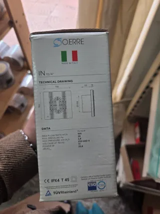 O.ERRE Aspiratore IN 10/4 Made in Italy