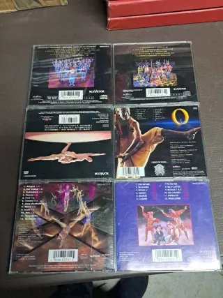 CDs Cirque du Soleil: Saltimbanco, Alegria, Myster