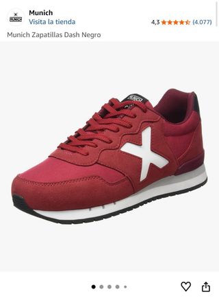 Munich Zapatillas Dash Rojas Talla 44