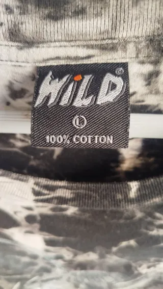 Camiseta Vintage WILD Estampada Talla XL